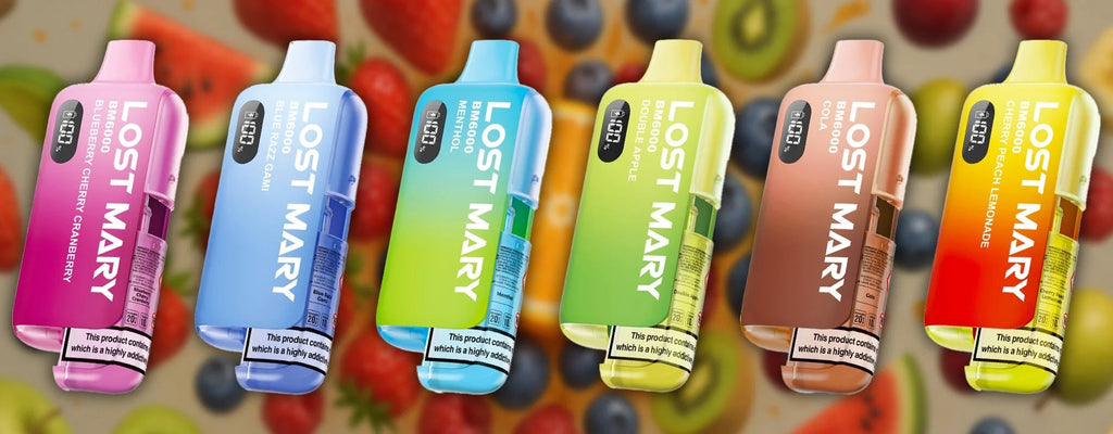 lost mary bm6000 blue razz gami Lost Mary BM6000 Blue Razz Gami Prefilled Pod Kit main image 0