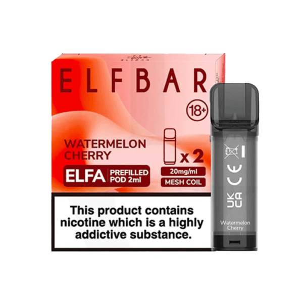 ELFA Prefilled Pod - Watermelon Cherry 2ml  The Vape Life
