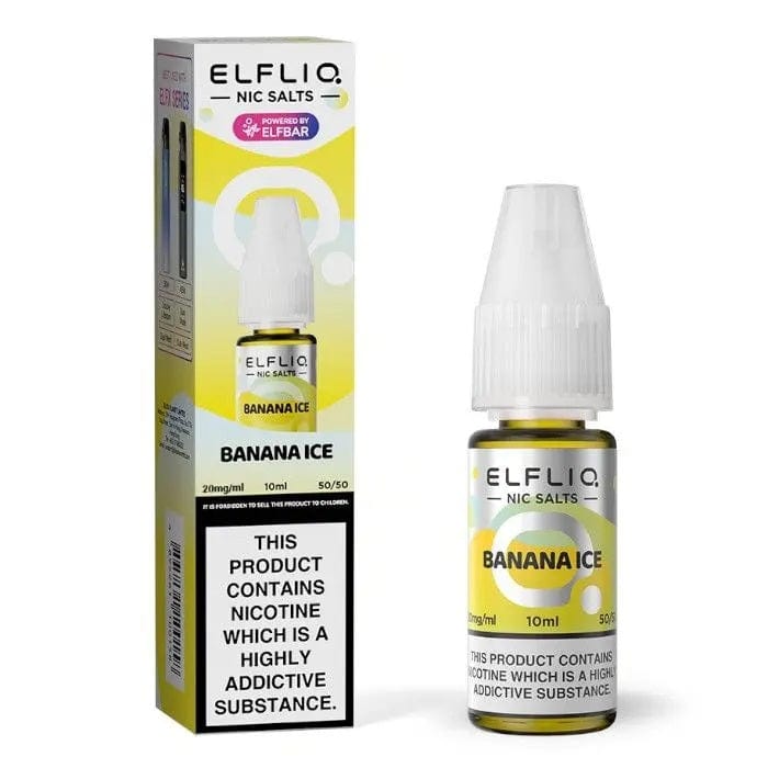 ElfLiq Nic Salt 10ml - Banana Ice Elf bar e-liquid The Vape Life ElfLiq Nic Salt 10ml - Banana Ice Elf bar e-liquid The Vape Life