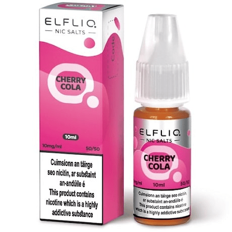 ElfLiq Nic Salt 10ml - Cherry Cola Elf bar e-liquid The Vape Life ElfLiq Nic Salt 10ml - Cherry Cola Elf bar e-liquid The Vape Life