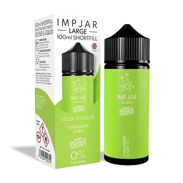Imp Jar 100ml - STRAWBERRY & KIWI 50/50 Shortfill  The Vape Life