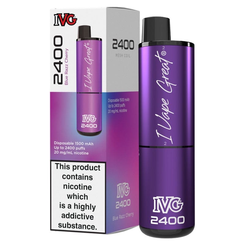 ivg vape blue IVG 2400 Puff Disposable Vape