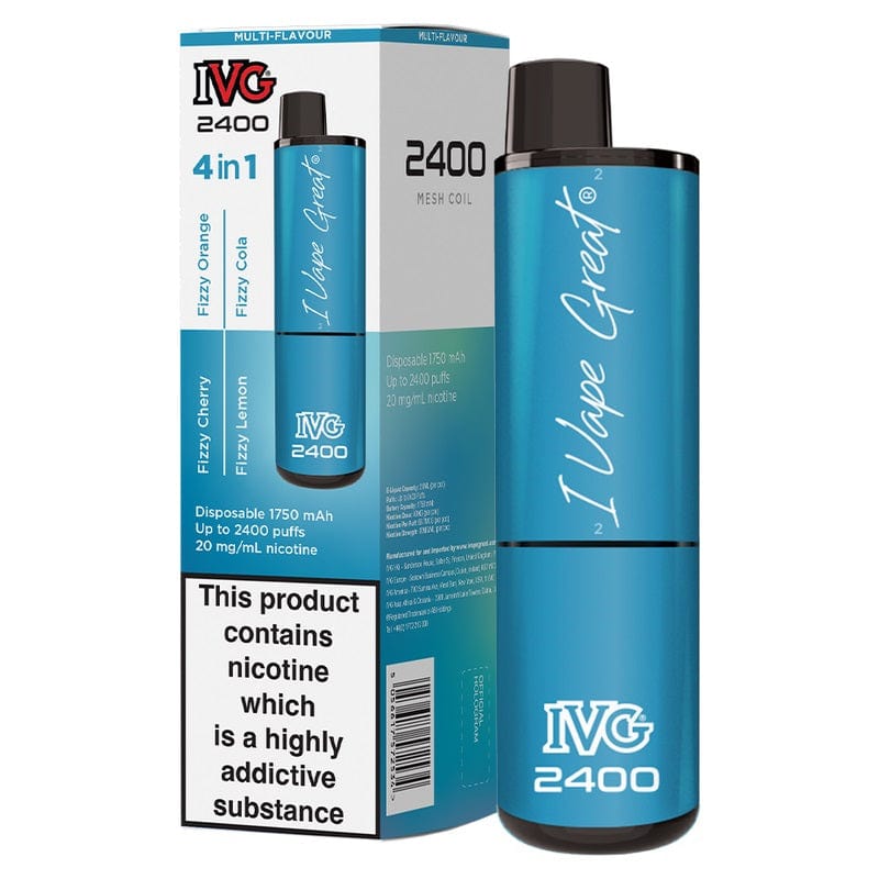 IVG 2400 Puff Disposable Vape - Fizzy Edition The Vape Life IVG 2400 Puff Disposable Vape - Fizzy Edition The Vape Life