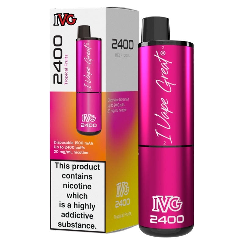 IVG 2400 Puff Disposable Vape - Tropical Fruits The Vape Life IVG 2400 Puff Disposable Vape - Tropical Fruits The Vape Life