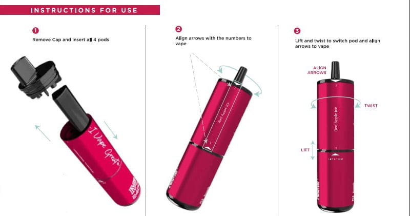 IVG 2400 Puff Disposable Vape
