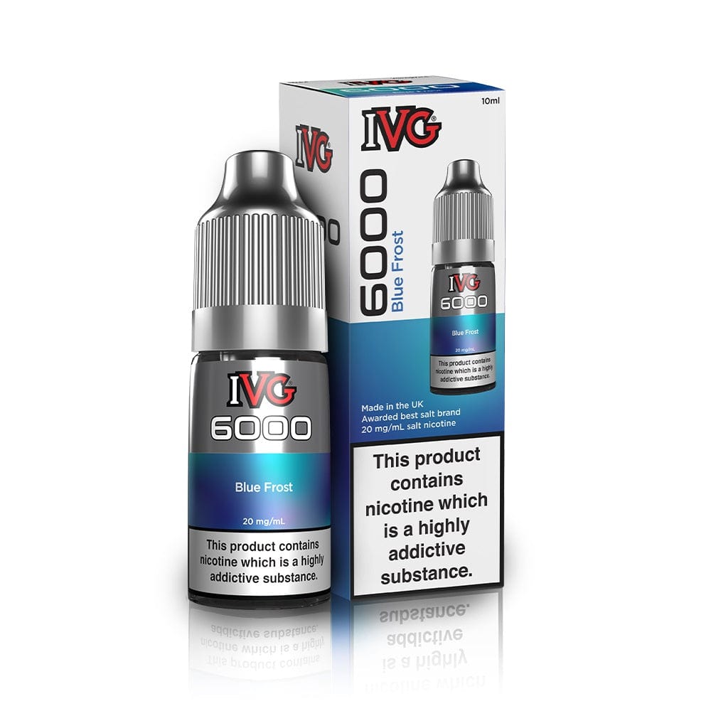 IVG 6000 Nic Salt - Blue Frost 10ml Eliquid The Vape Life IVG 6000 Nic Salt - Blue Frost 10ml Eliquid The Vape Life