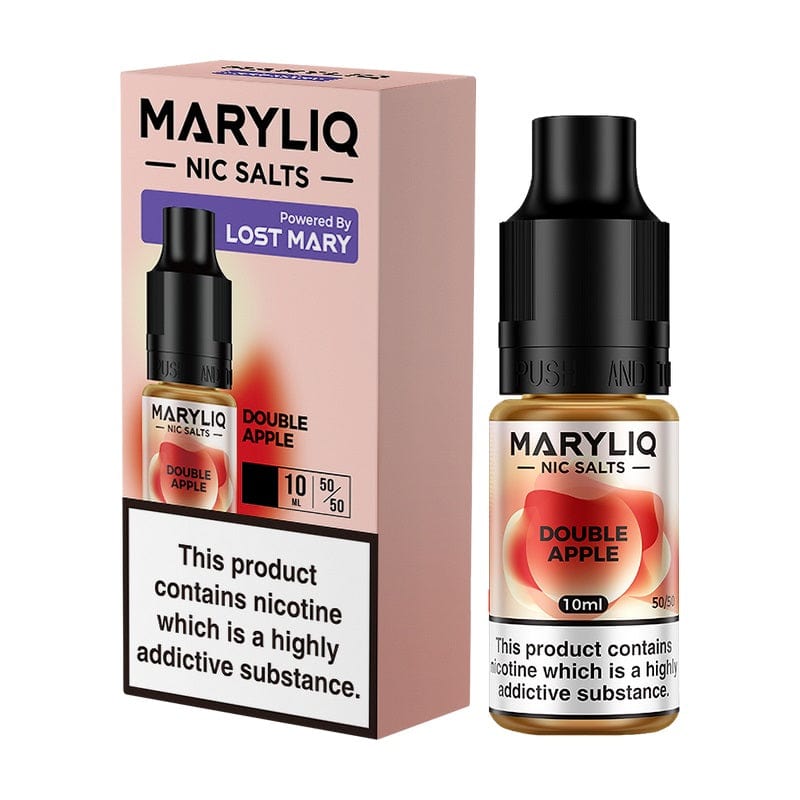 Maryliq Salt E-liquid - Double Apple by Lost Mary The Vape Life Maryliq Salt E-liquid - Double Apple by Lost Mary The Vape Life