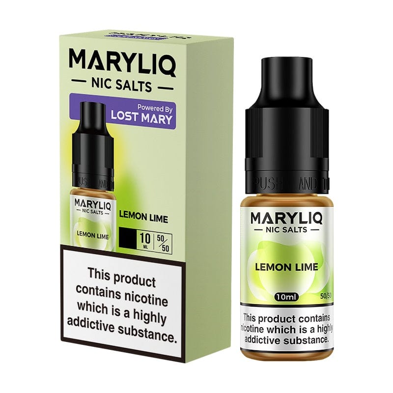 Maryliq Salt E-liquid - Lemon Lime by Lost Mary The Vape Life Maryliq Salt E-liquid - Lemon Lime by Lost Mary The Vape Life