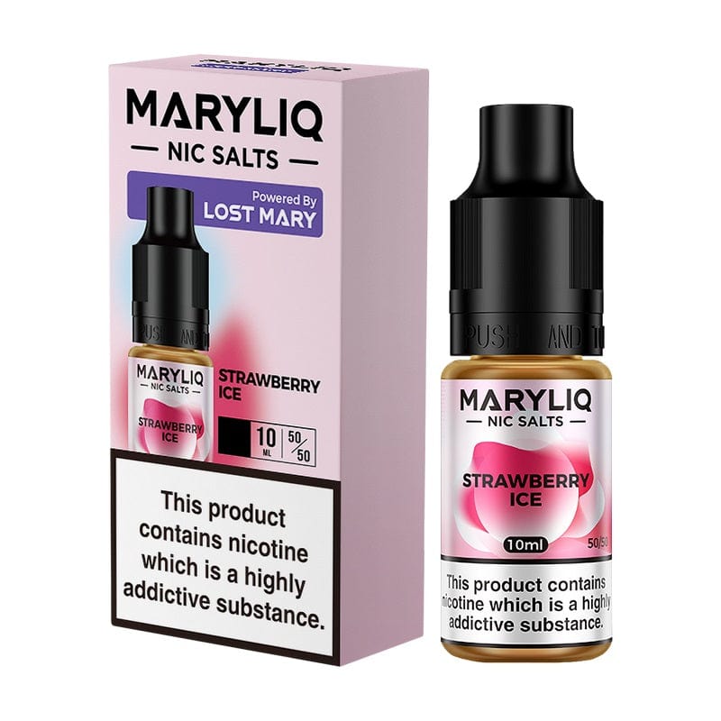 Maryliq Salt E-liquid - Strawberry Ice by Lost Mary The Vape Life Maryliq Salt E-liquid - Strawberry Ice by Lost Mary The Vape Life