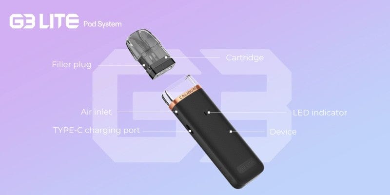 uwell caliburn battery indicator G3 Lite Kit – The Vape Life Esto es lo que disposable vapes tesco Sabor:Dúo de plátano helado (Edición Frozen)