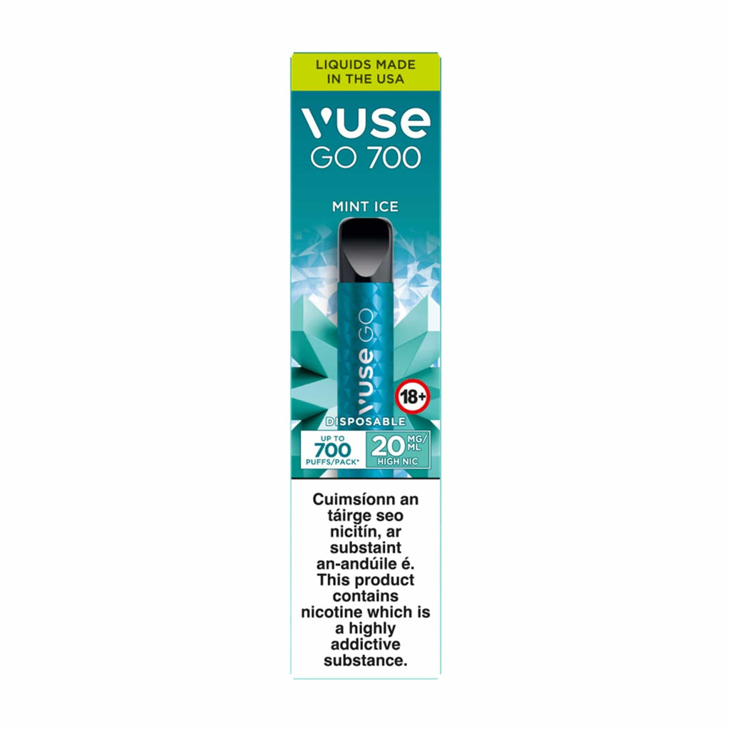 Vuse Go 700 Disposable Vape - Mint Ice The Vape Life Vuse Go 700 Disposable Vape - Mint Ice The Vape Life