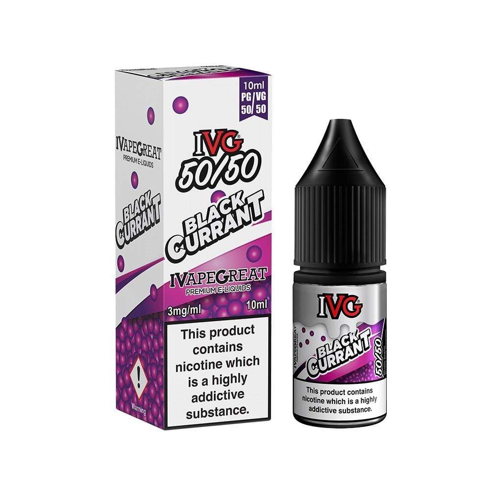 black currant vape juice IVG E-Liquid 10ml 50/50 Flavor:TRUFFLE ICE (INDICA) F: Spearmint JNR P4 Stellarc Prefilled