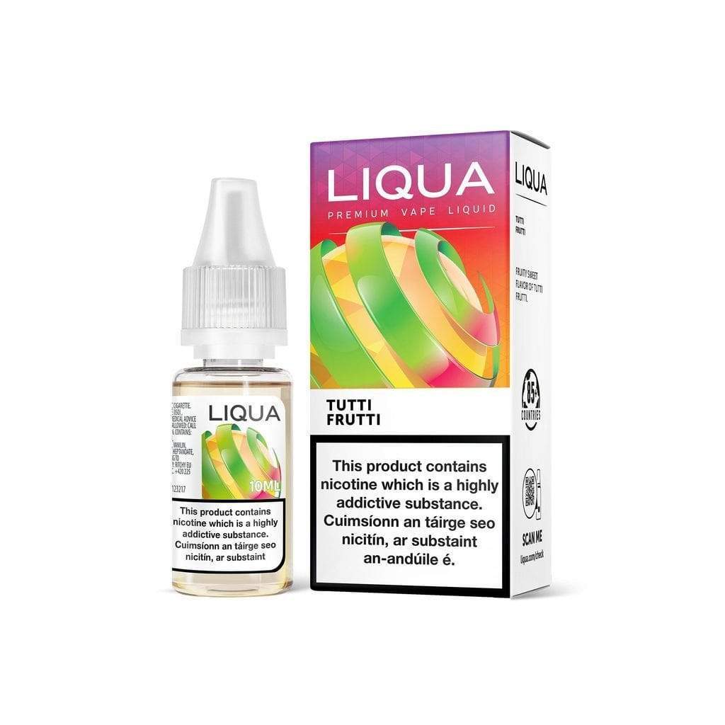 LIQUA ELEMENTS 10ml Liquid - Tutti Frutti - Fruit Series  The Vape Life
