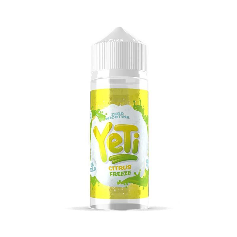 ice-cold vape juice Yeti Ice Cold Citrus Freeze 100ml Shortfill – The Vape Life