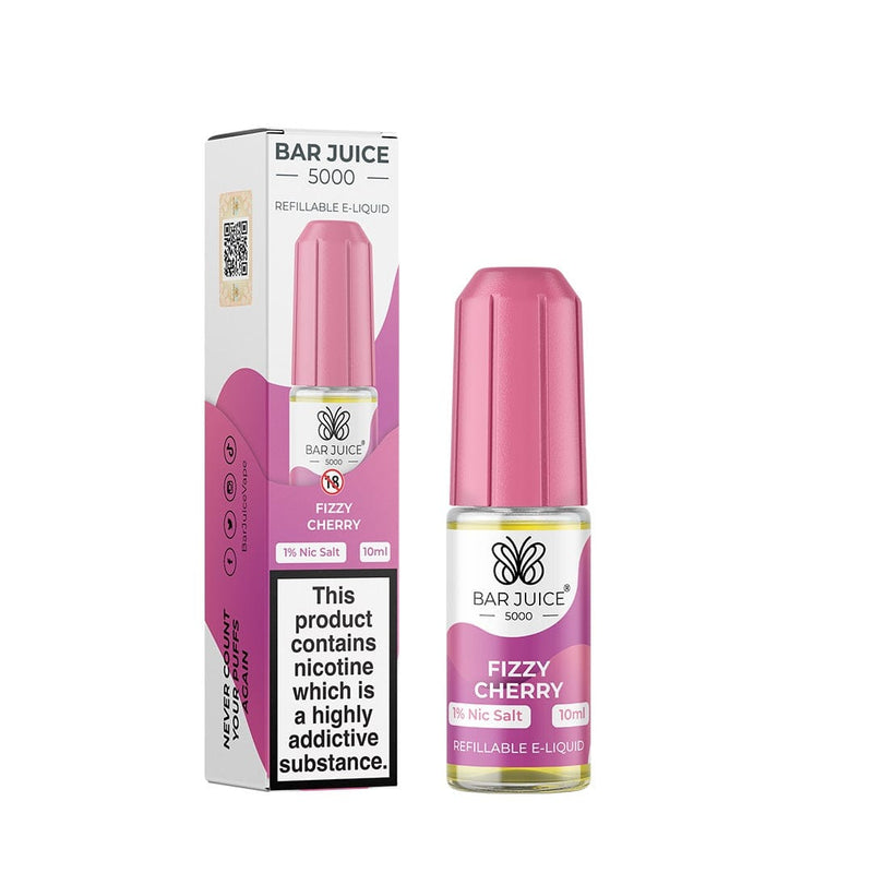 Bar Juice 5000 Nic Salt - Fizzy Cherry The Vape Life Bar Juice 5000 Nic Salt - Fizzy Cherry The Vape Life