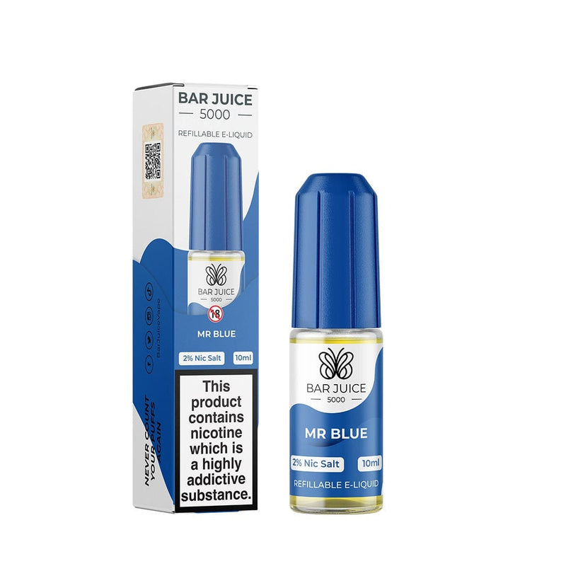 Bar Juice 10mg Bar Juice 5000 Nic Salt - Mr Blue