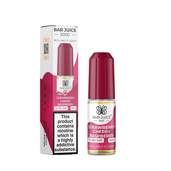 Bar Juice 10mg Bar Juice 5000 Nic Salt - Strawberry Cherry Raspberry