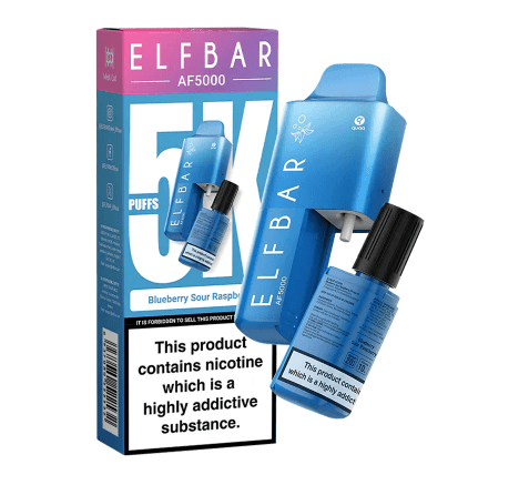 Elf Bar Elf Bar AF5000 Disposable Vape (5000 puffs) - Blueberry Sour Raspberry