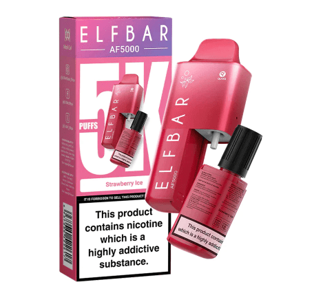 Elf Bar Elf Bar AF5000 Disposable Vape (5000 puffs) - Strawberry Ice