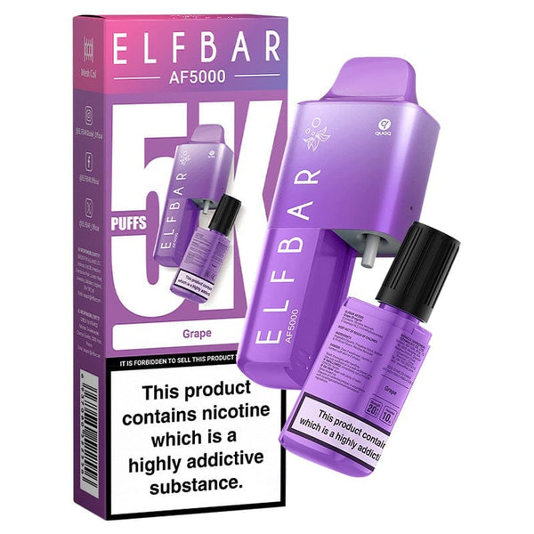 Elf Bar Elf Bar AF5000 Disposable Vape - Grape (5000 puffs)