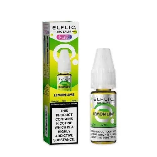 Elf Bar 10mg ElfLiq Nic Salt 10ml - Lemon Lime Elf bar e-liquid