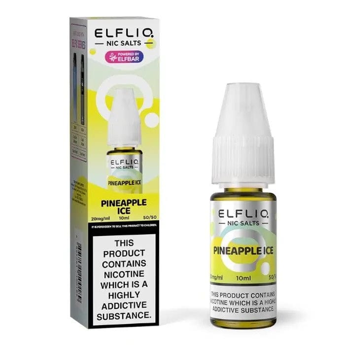 Elf Bar 10mg ElfLiq Nic Salt 10ml - Pineapple Ice Elf bar e-liquid