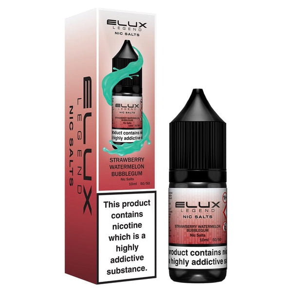 Elux Legend Nic Salt - Strawberry Watermelon Bubblegum 10ml Eliquid The Vape Life Elux Legend Nic Salt - Strawberry Watermelon Bubblegum 10ml Eliquid The Vape Life