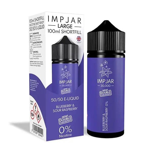 IMP JAR Imp Jar 100ml - BLUEBERRY & SOUR RASPBERRY 50/50 Shortfill