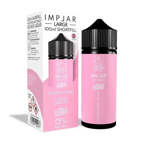 IMP JAR Imp Jar 100ml -COTTON CANDY ICE 50/50 Shortfill