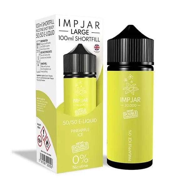 IMP JAR Imp Jar 100ml - PINEAPPLE ICE 50/50 Shortfill