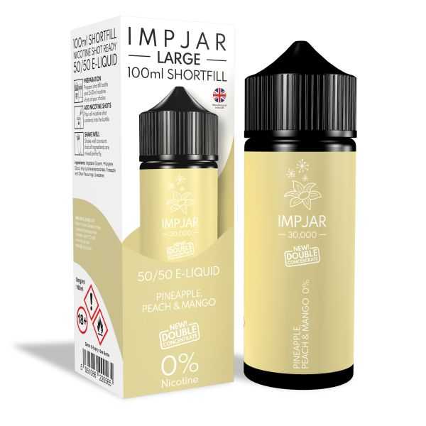 IMP JAR Imp Jar 100ml -  Pineapple Peach Mango E 50/50 Shortfill