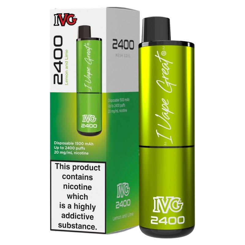 IVG IVG 2400 Puff Disposable Vape - Lemon & Lime