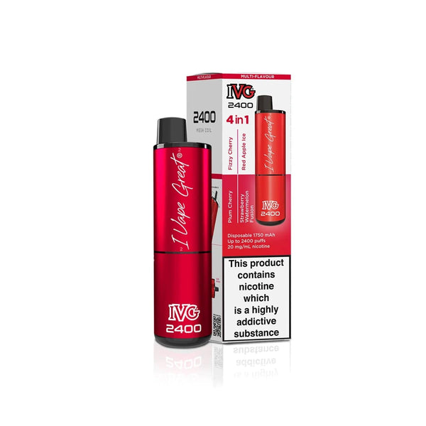 IVG IVG 2400 Puff Disposable Vape - Red Edition