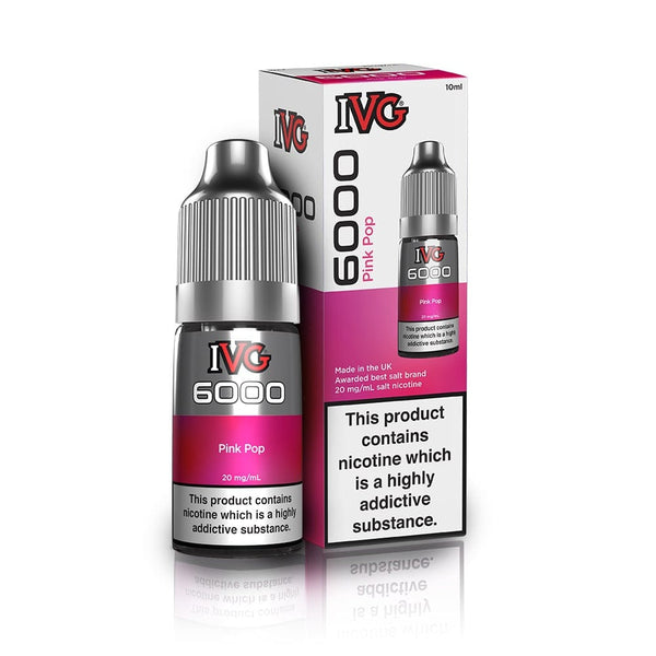 IVG 10mg IVG 6000 Nic Salt - Pink Pop 10ml Eliquid