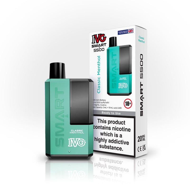 IVG IVG Smart 5500 Puff Disposable Vape - Classic Menthol