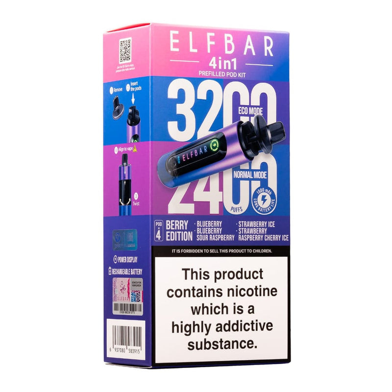 Lost Mary 4 in 1 Prefilled Pod Kit - Berry Edition The Vape Life Lost Mary 4 in 1 Prefilled Pod Kit - Berry Edition The Vape Life