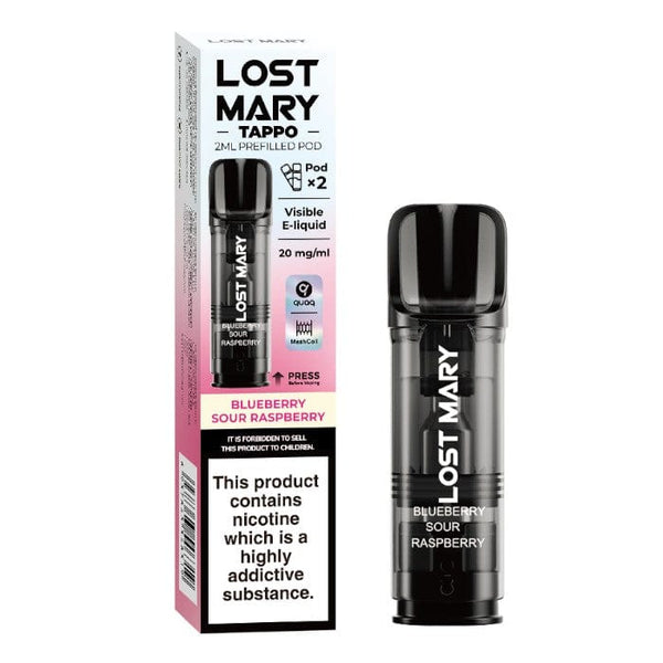Lost Mary Lost Mary Tappo Prefilled Pod - Blueberry Sour Raspberry
