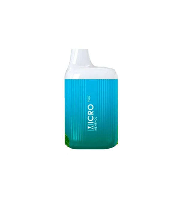 Micro Pod Zero Nicotine Disposable - Menthol The Vape Life Micro Pod Zero Nicotine Disposable - Menthol The Vape Life