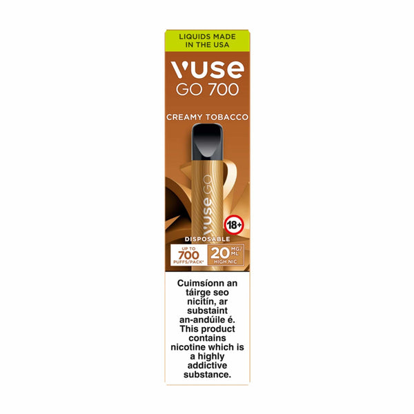 Vuse Vuse Go 700 Disposable Vape - Creamy Tobacco