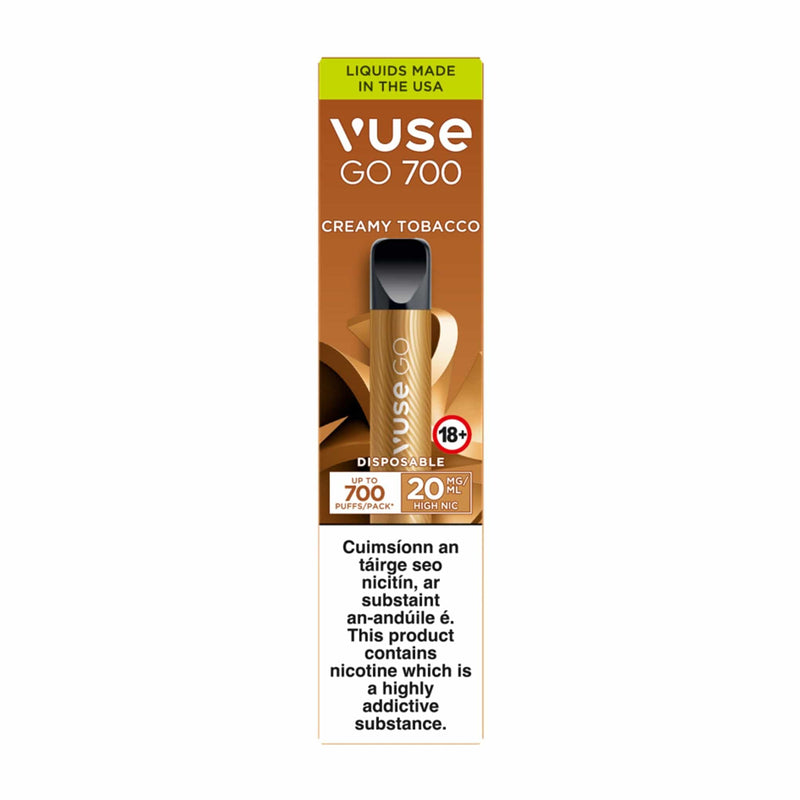 Vuse Go Reload Creamy Tobacco Vuse Go 700 Disposable Vape Vuse Go Reload Creamy Tobacco Vuse Go 700 Disposable Vape
