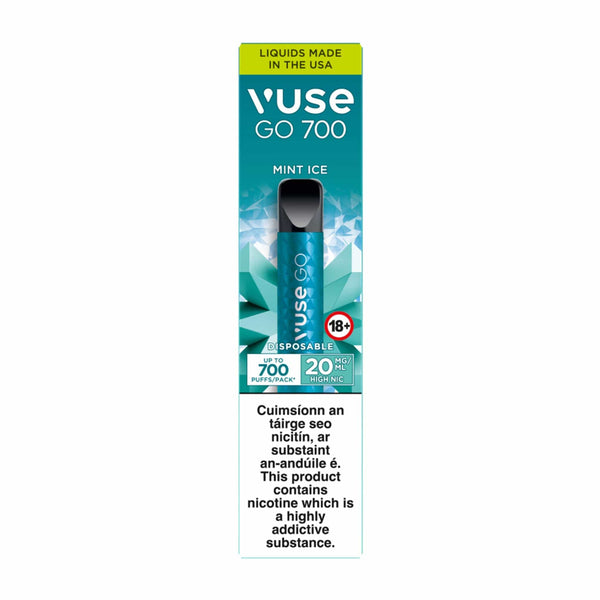 Vuse Go 700 Disposable Vape - Mint Ice The Vape Life Vuse Go 700 Disposable Vape - Mint Ice The Vape Life