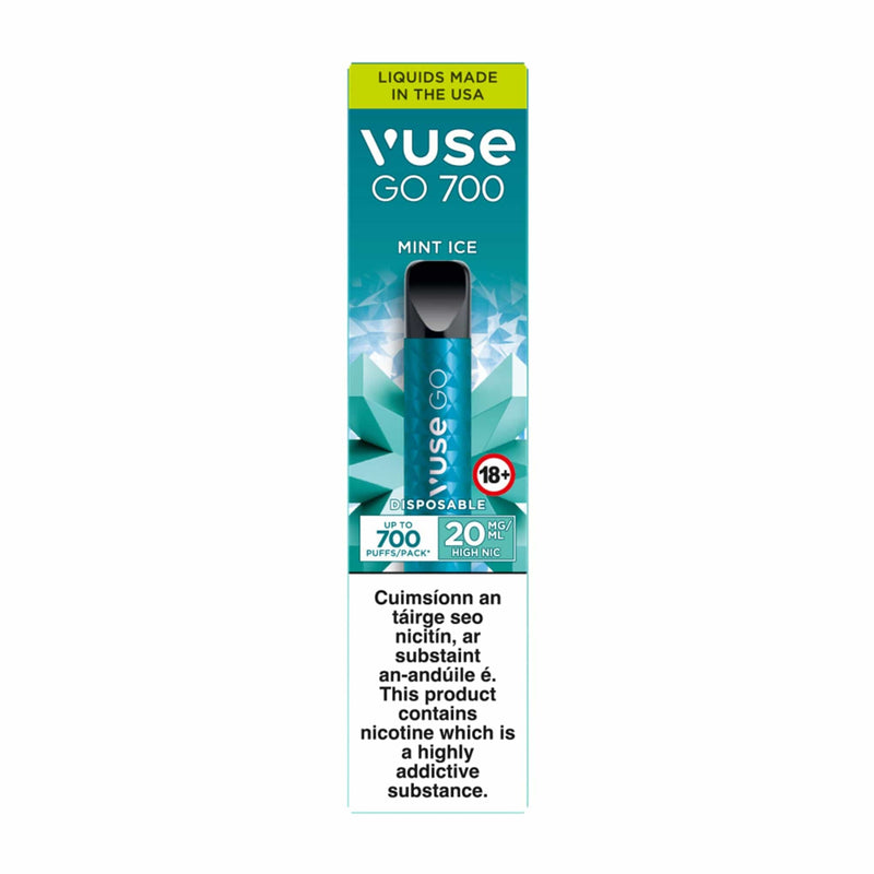Vuse Go 700 Disposable Vape - Mint Ice The Vape Life Vuse Go 700 Disposable Vape - Mint Ice The Vape Life