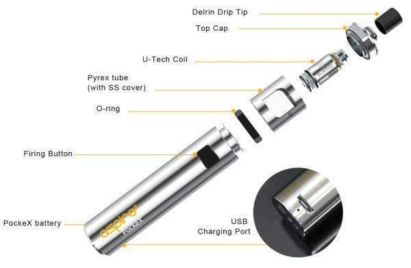 Aspire Aspire PockeX Replacement Tube With Glass
