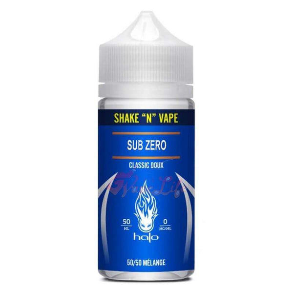Halo Shortfills 50ml Eliquid 50/50 - Sub Zero The Vape Life Halo Shortfills 50ml Eliquid 50/50 - Sub Zero The Vape Life