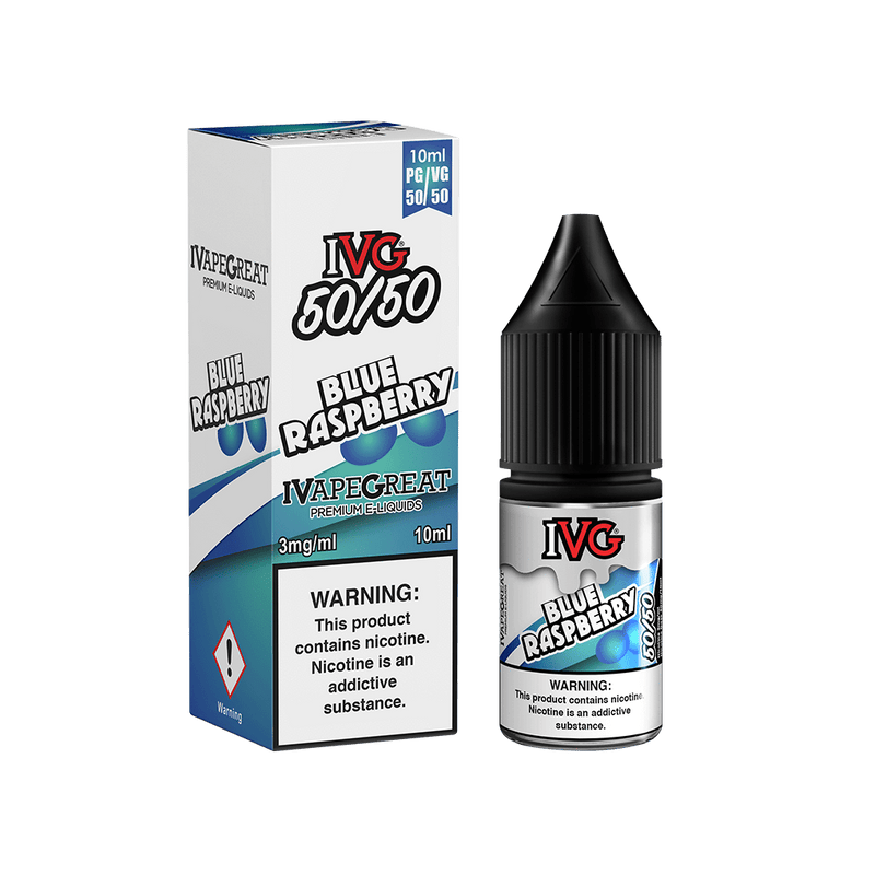 IVG E-Liquid 10ml 50/50 - Blue Raspberry The Vape Life IVG E-Liquid 10ml 50/50 - Blue Raspberry The Vape Life