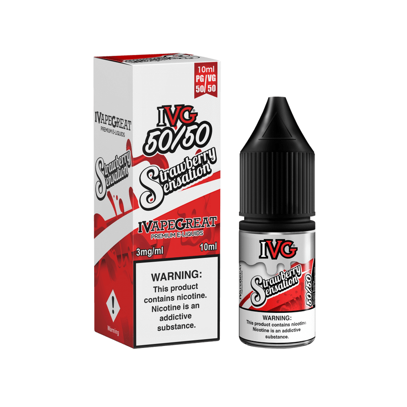 IVG IVG E-Liquid 10ml 50/50 - Strawberry Sensation