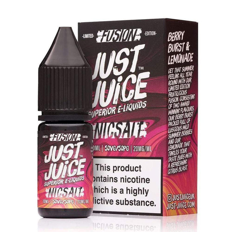 Just Juice Just Juice Nicotine Salt 10ml E-Liquid - Fusion Berry & Lemonade
