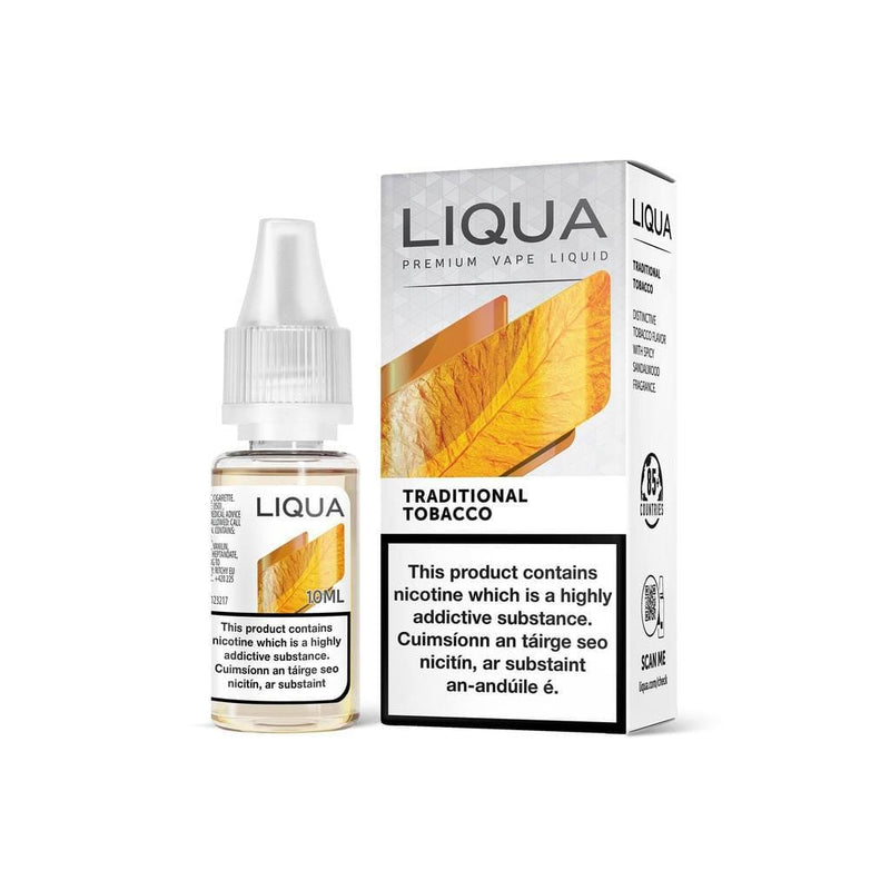 LIQUA ELEMENTS 10ml Liquid - Traditional Tobacco - Tobacco Series