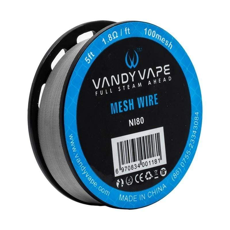VandyVape VANDY VAPE MESH WIRE NI80 100 MESH 5ft