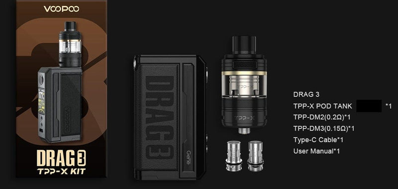 Voopoo Drag 3 TPP-X: Buy Now in Ireland | The Vape Life Voopoo Drag 3 TPP-X: Buy Now in Ireland | The Vape Life